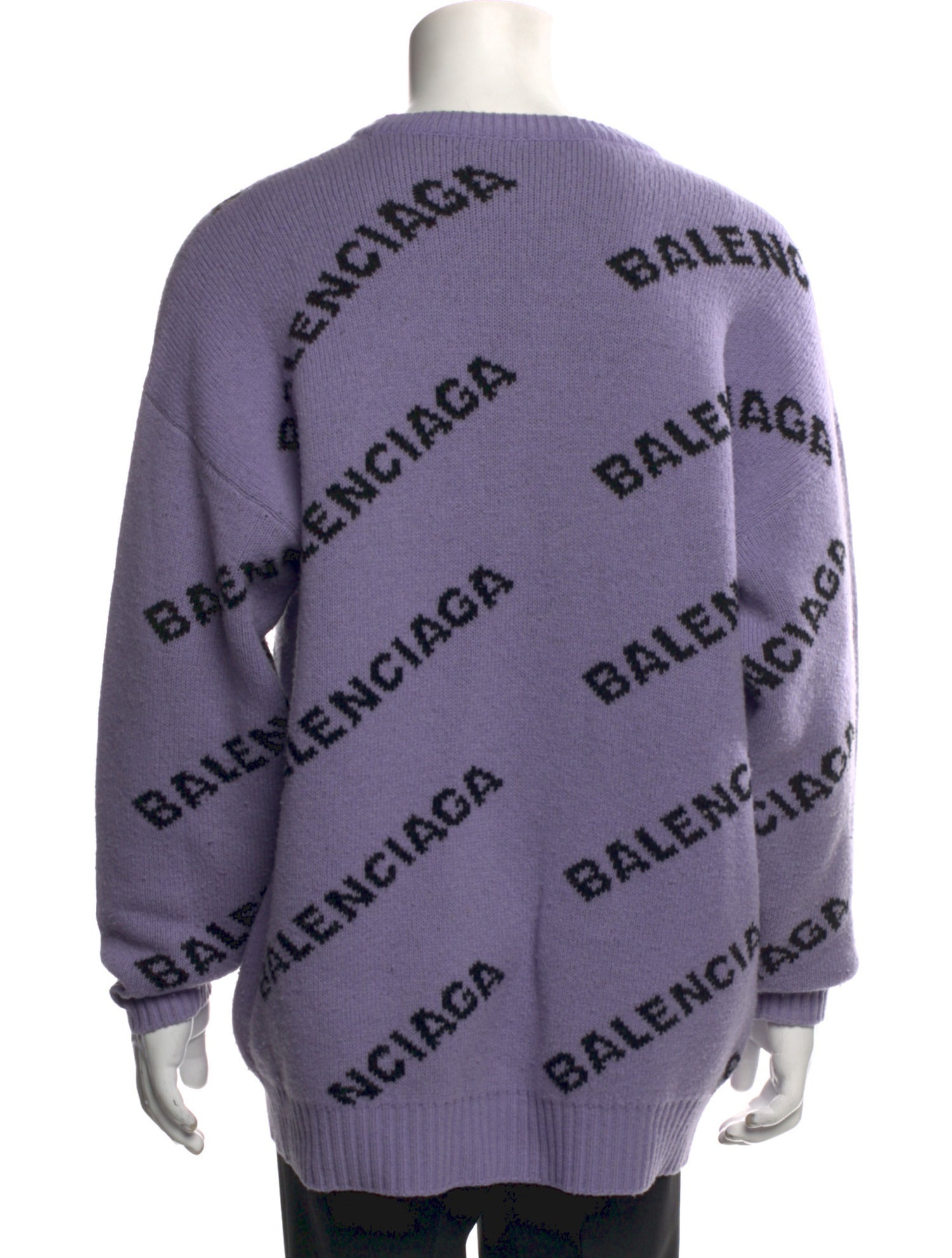 Balenciaga 2019 'All-Over Logo' Pullover